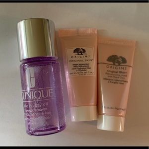Clinique & Origins Travel sized, In pouch